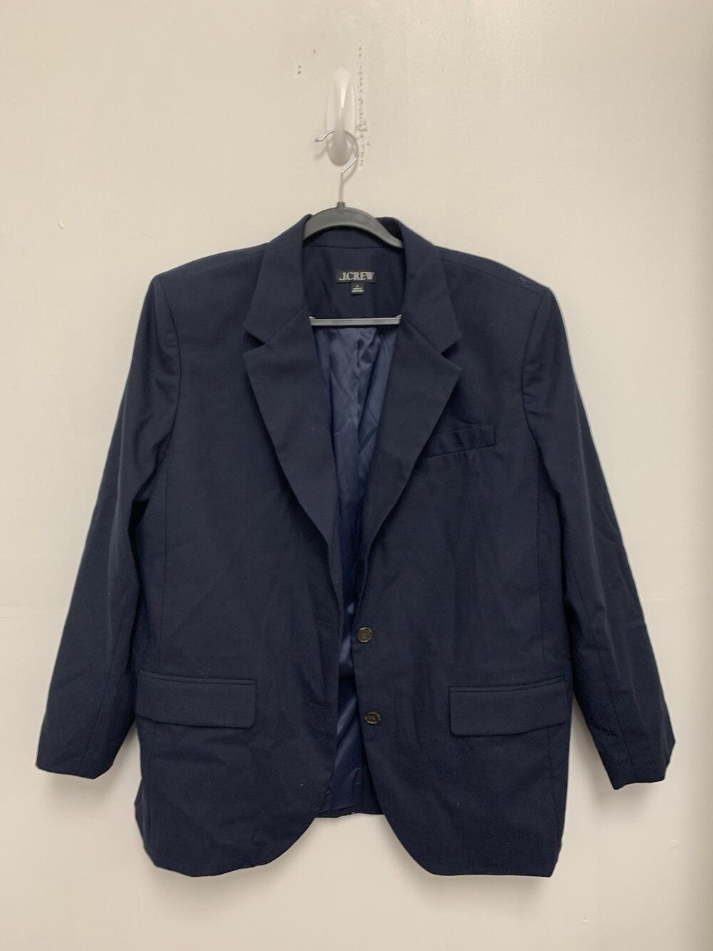 J.crew Gamine blazer in Italian studio wool blend Navy Size Large